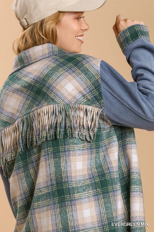 Evermore Plaid Shacket