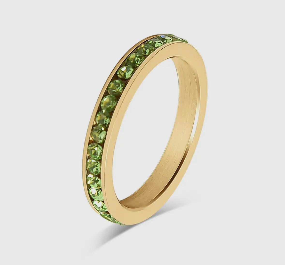 18K Gold PVD Womens Rings