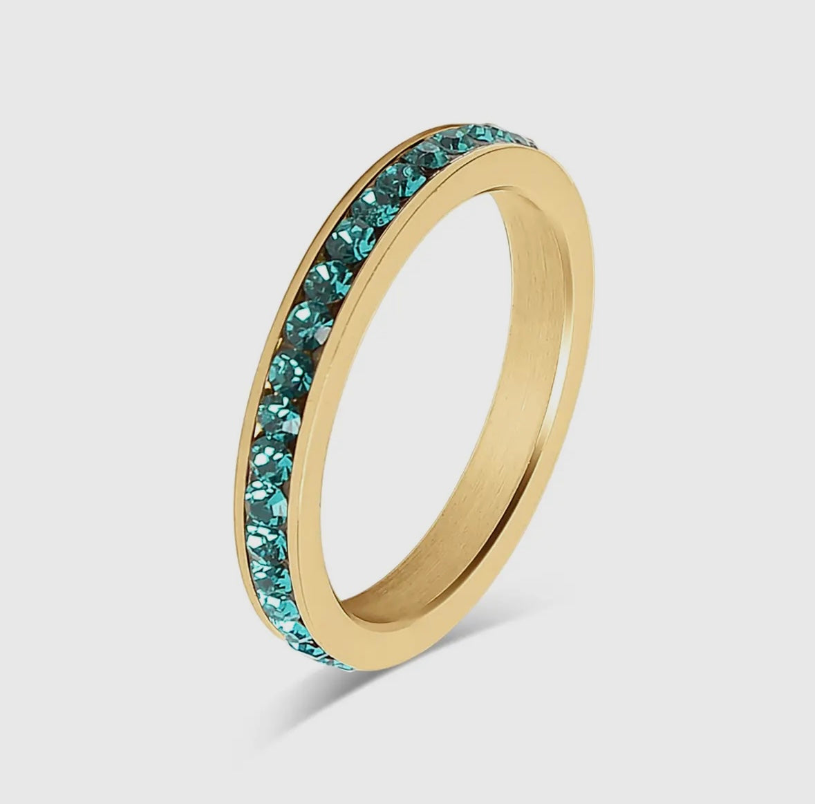 18K Gold PVD Womens Rings