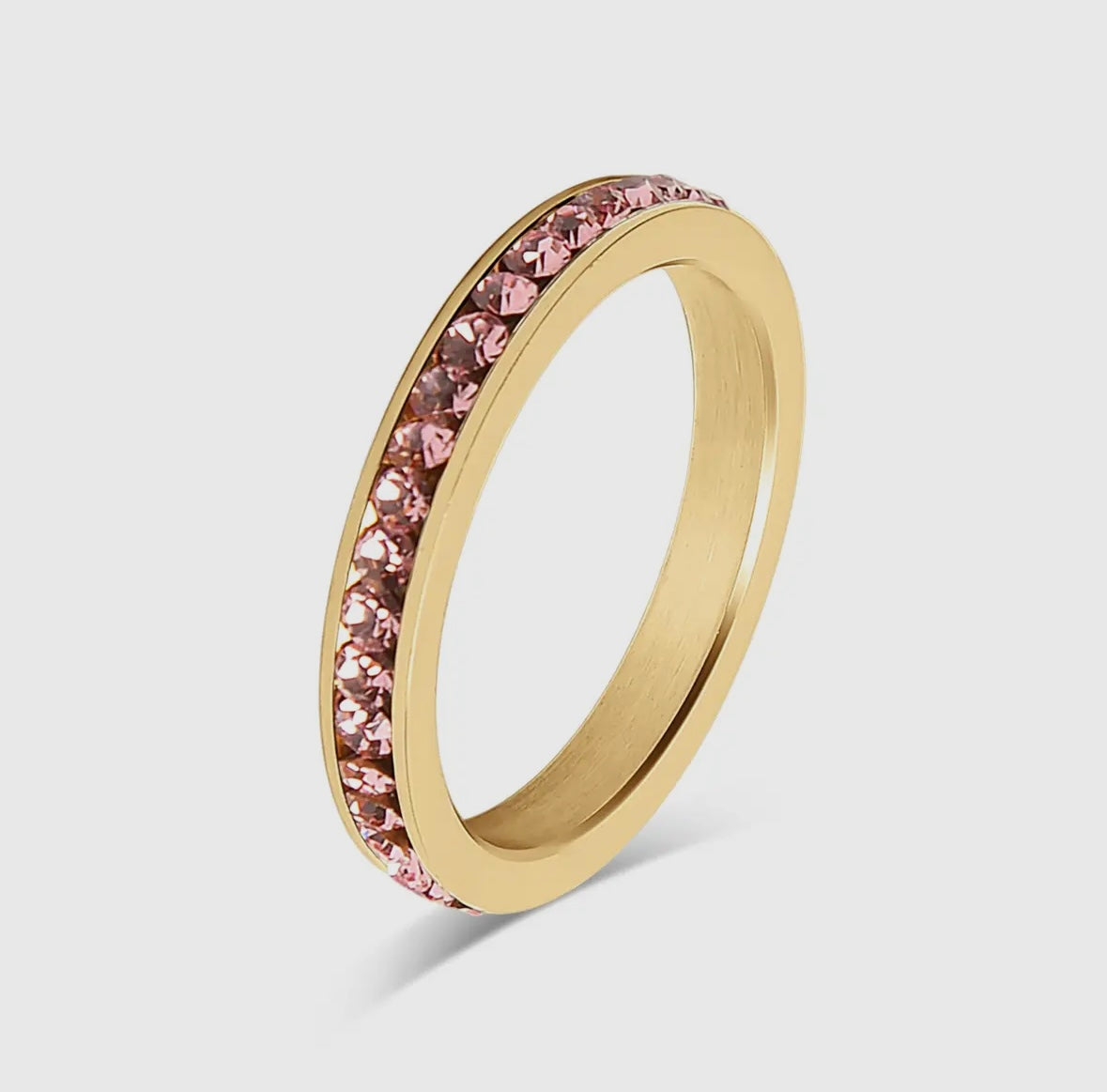 18K Gold PVD Womens Rings