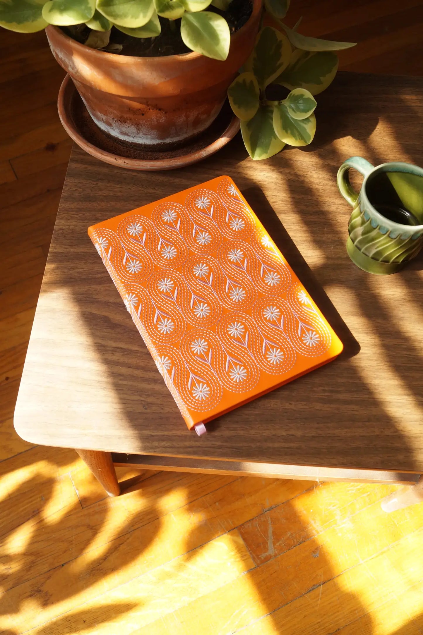 Daisy Chain Embroidered Notebook