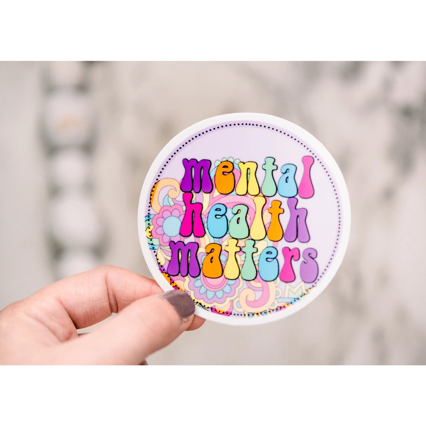 Mental Health Matters Vinyl Sticker