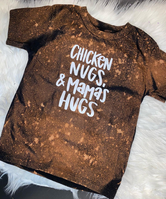 Chicken nugs & mamas hugs | Toddler Gift | Toddler Shirt | Toddler Fashion | Gifts under 20