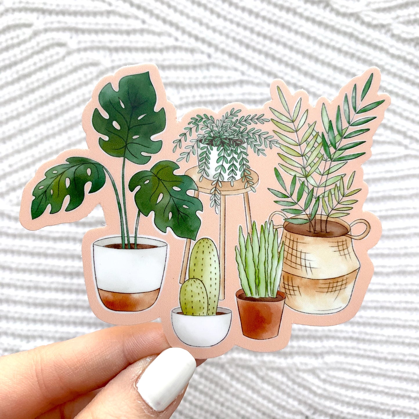 Potted Plants Watercolor