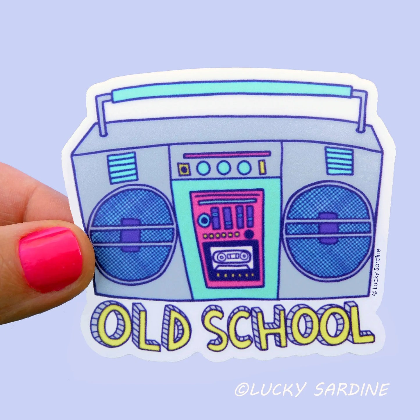 Old School Sticker