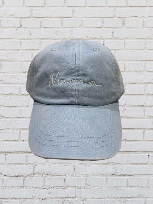 Embroidered Mama Baseball Cap