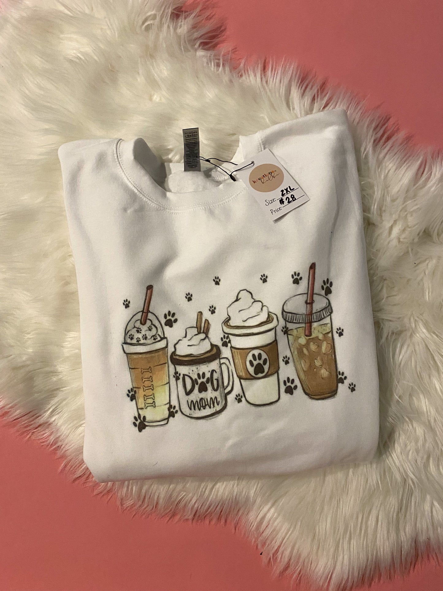 Dog Mom Sweatshirt | Coffee Lover