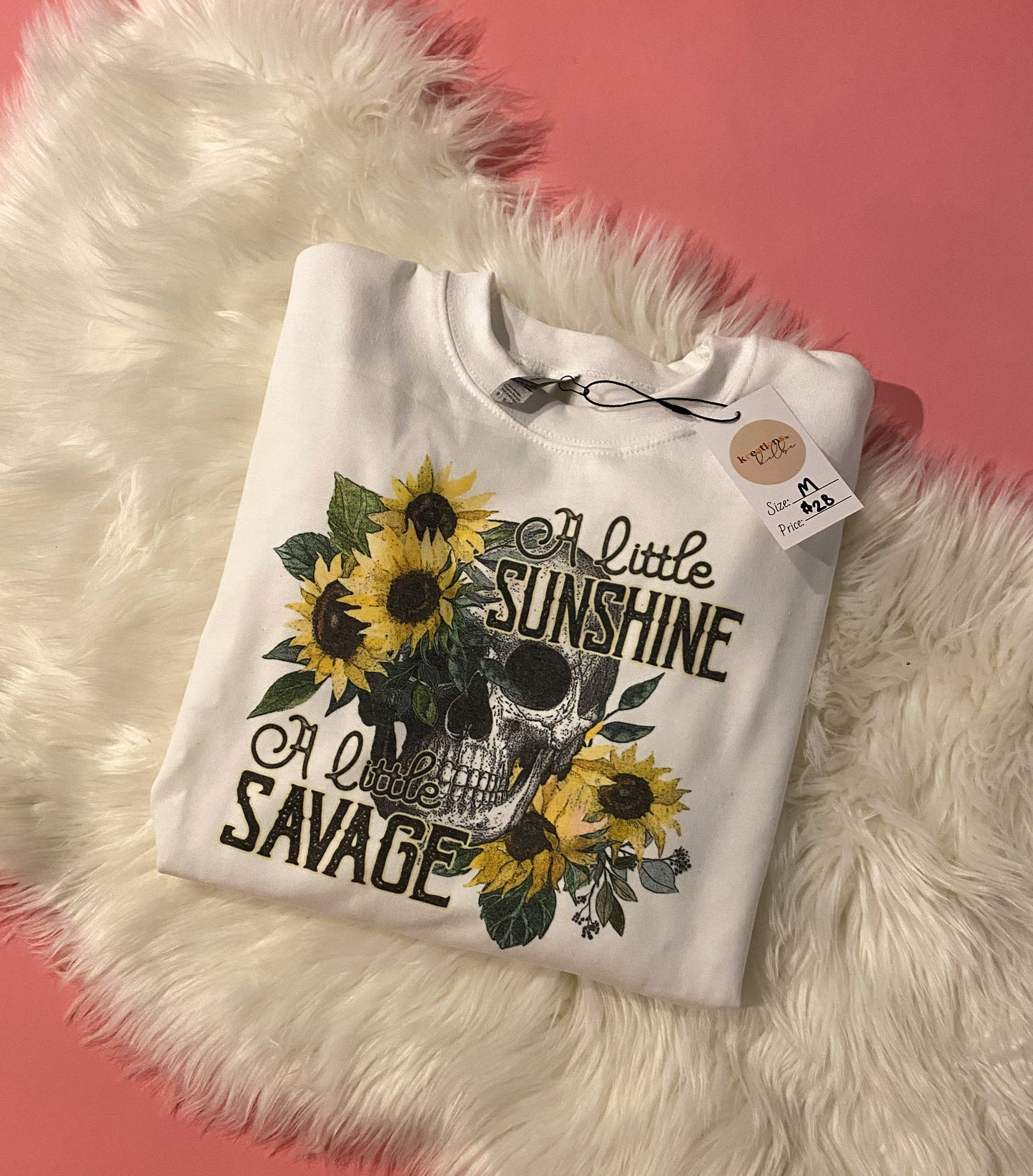 A little sunshine, a little savage | Crewneck Sweatshirt