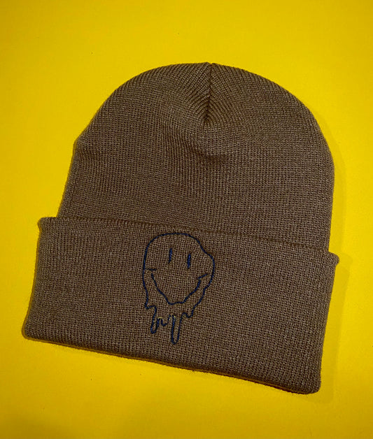 Melted Smiley Beanie