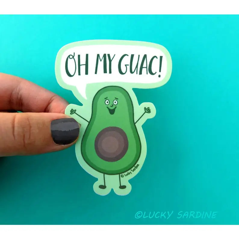Oh My Guac Sticker