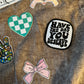 Brown Denim Patch Jacket