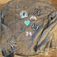 Brown Denim Patch Jacket