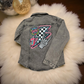 Stay Petty Gray Denim Jacket