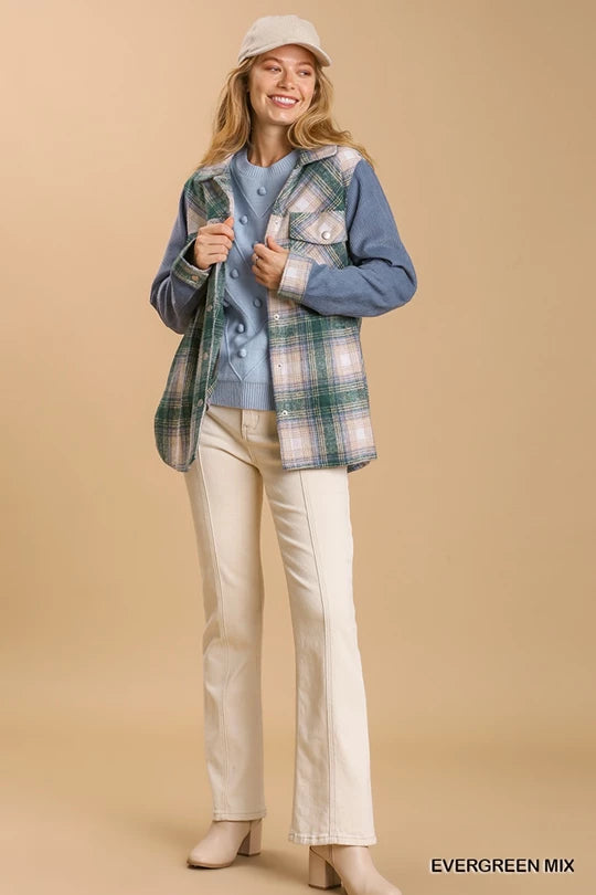 Evermore Plaid Shacket