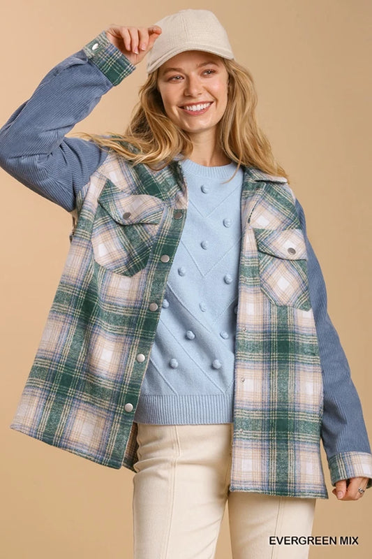 Evermore Plaid Shacket