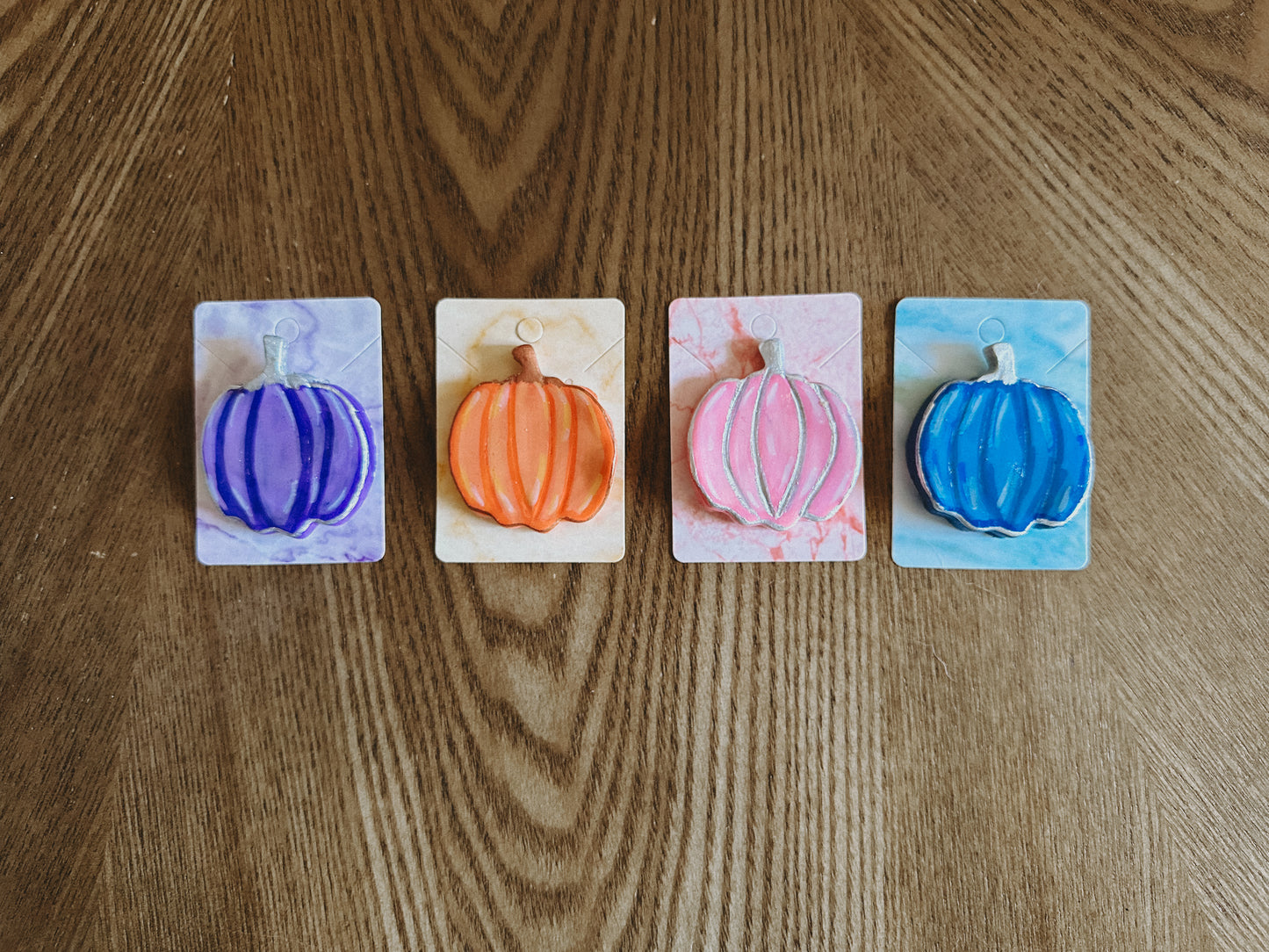 Clay Pumpkin Magnets