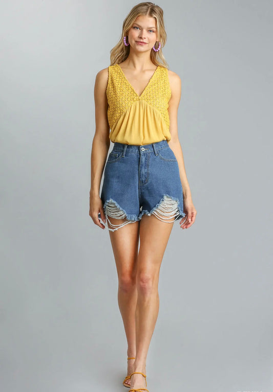 Freebird Denim Shorts