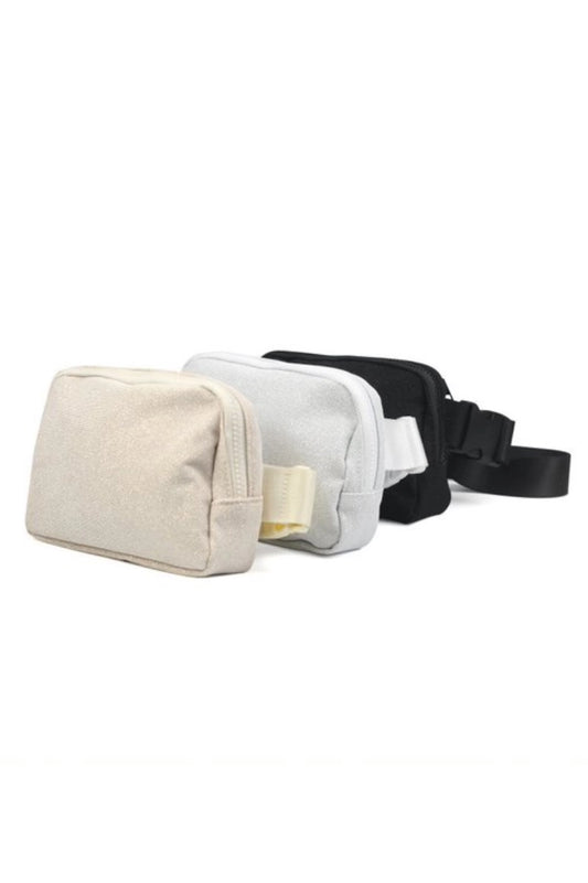 Glitter Crossbody Belt Bag