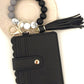 Leather Keychain Wallet Wristlet