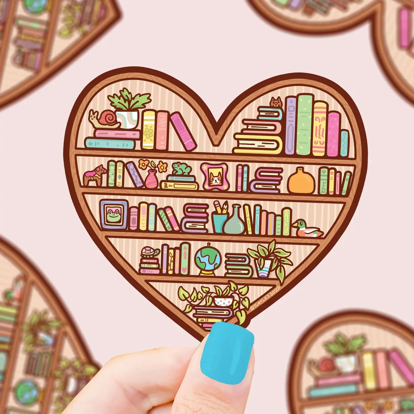 Heart Shaped Bookshelf