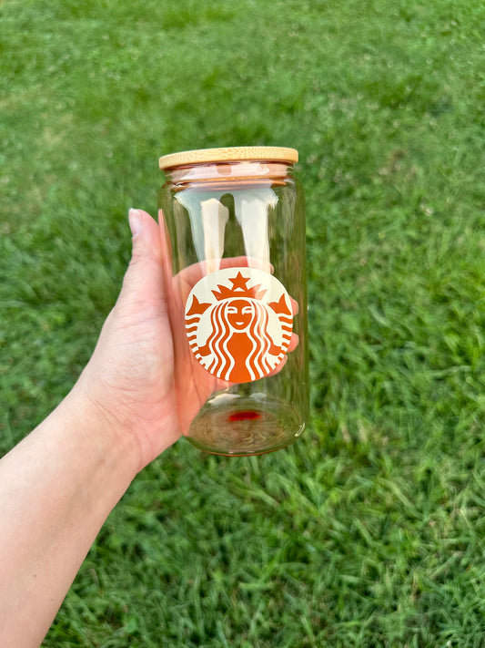 Starbucks Rose Tinted Glass
