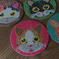 Kitty Gemstone Coasters