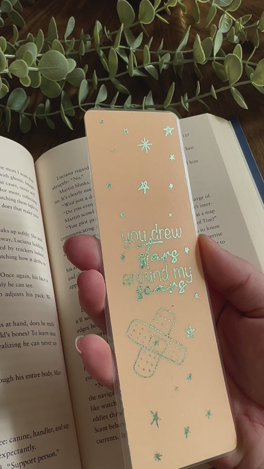 Stars Foil Bookmark