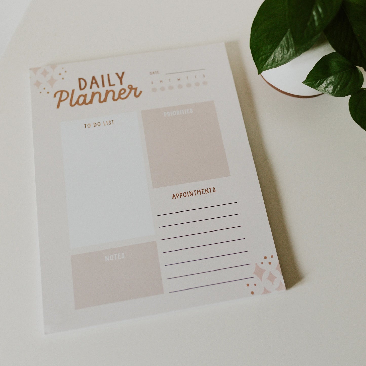 Daily Planner | Stationary | Gifts for her | Gifts for him