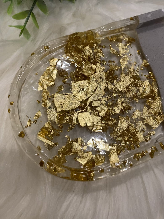 Resin Plaster Tray | Gifts under $25 | Jewelry Tray |Trinket Dish