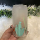 Boho Cactus Frosted Glass | Libbey Glass | Iced Coffee Glass | Beer Can Glass | Gifts under $25