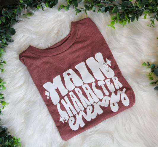 Main Character Energy | Toddler T-Shirt | Toddler Clothing | Kids Clothes