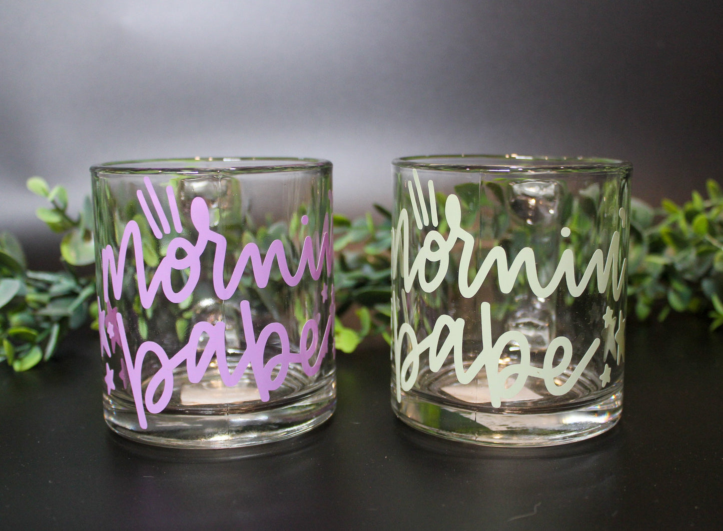 Mornin Babe | Glass Coffee Cup | Gifts for her | Glass Mug