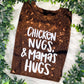 Chicken nugs & mamas hugs | Toddler Gift | Toddler Shirt | Toddler Fashion | Gifts under 20