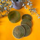Green Shimmer Coasters | Resin | Gifts Under $25 | Handmade