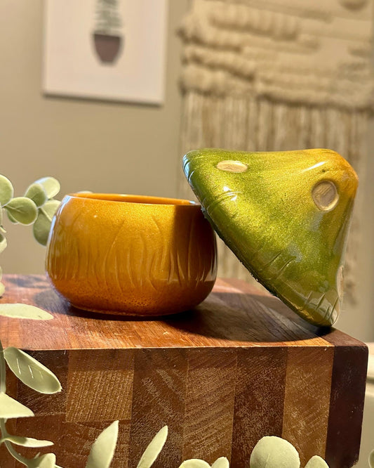 Mushroom Trinket Jar