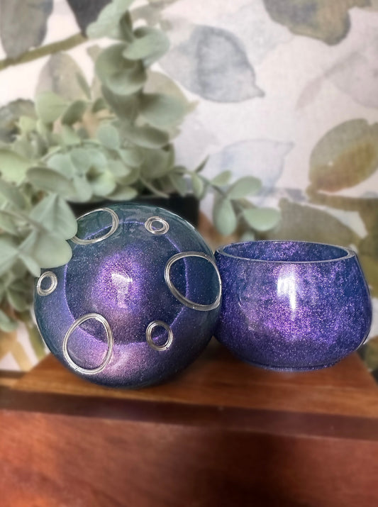 Midnight Mushroom Trinket Jar