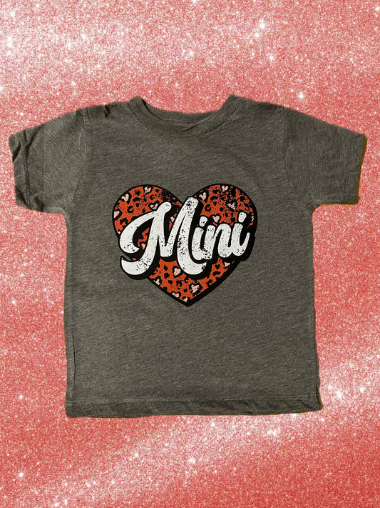 Mini Leopard Heart Tee
