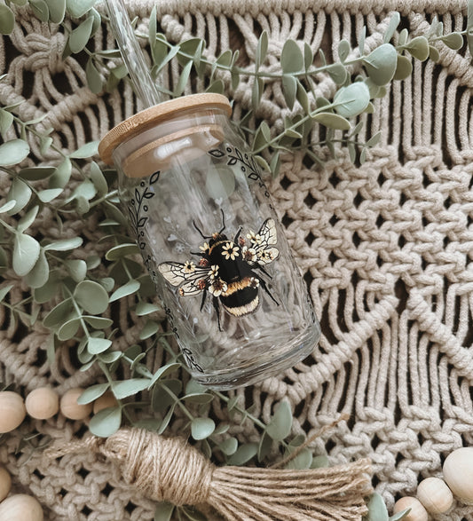 Bumble Bee Glass