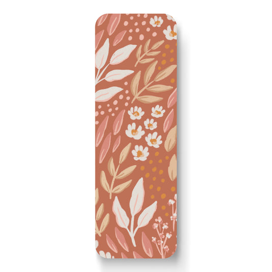 Boho Pink Floral Bookmark